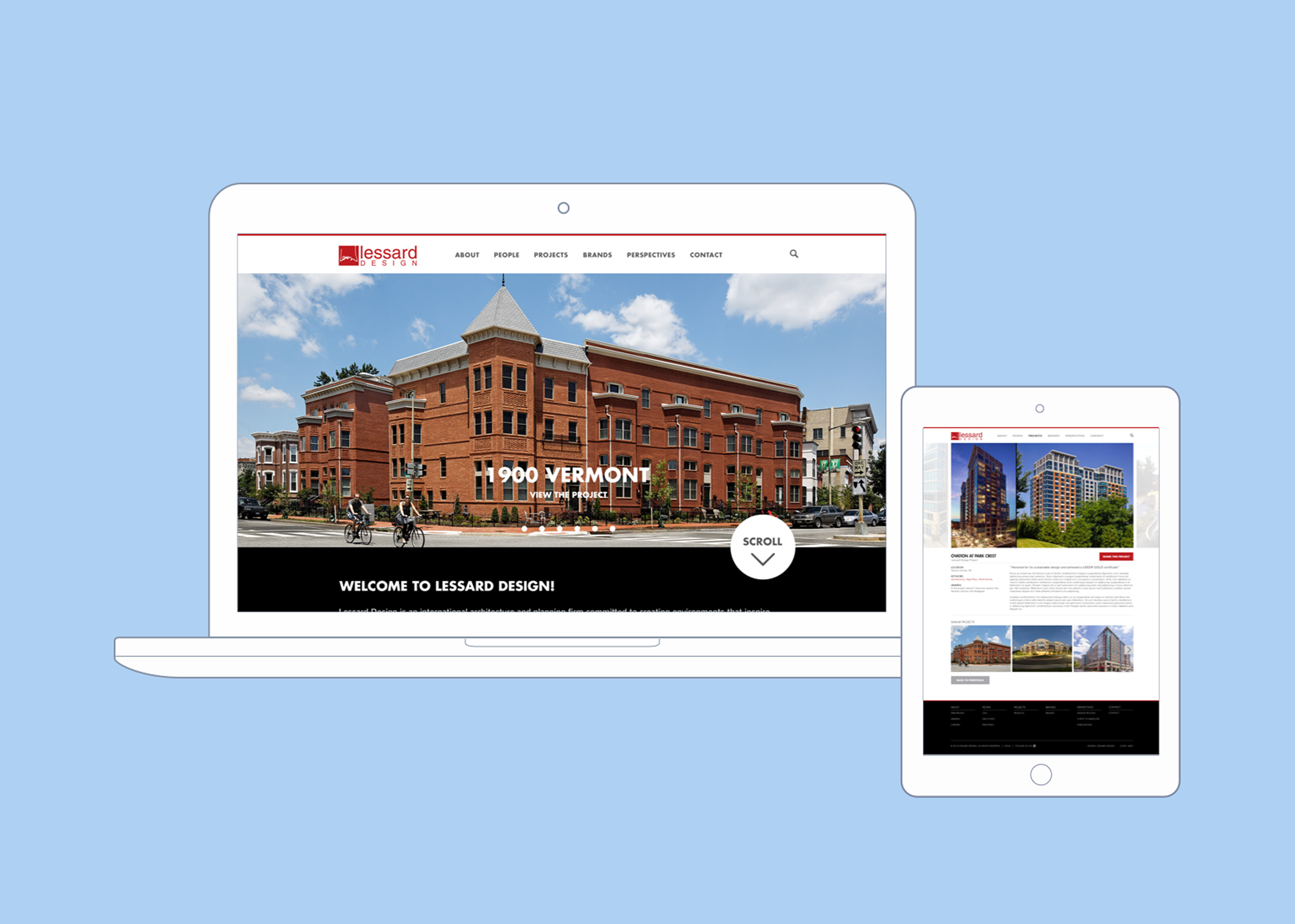 Lessard Design Website project thumbnail